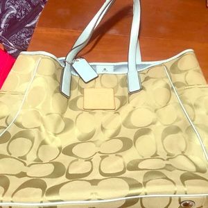 Coach handbag and matching wallet